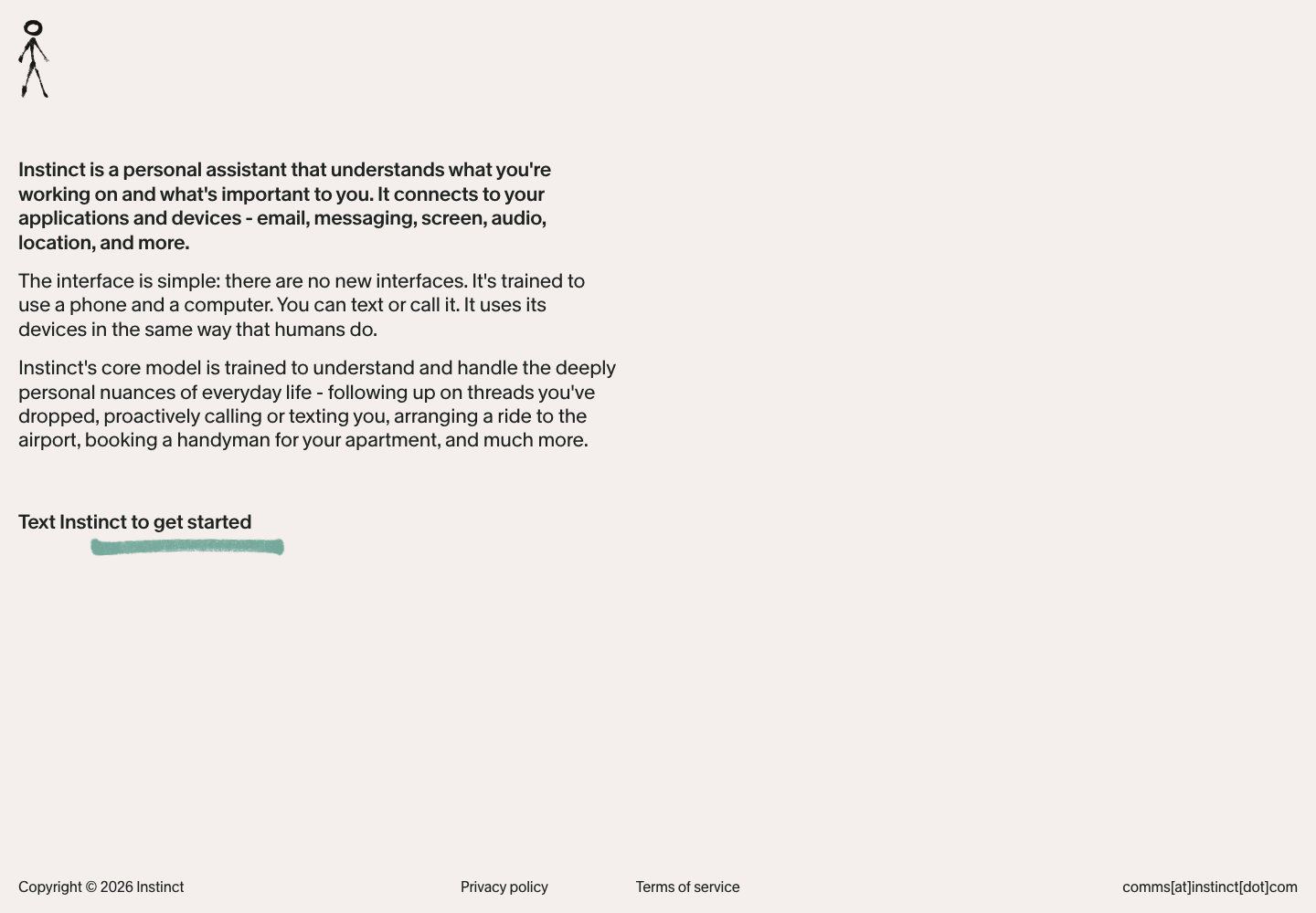 Client setup reference: official Instinct documentation or entry page. This is not a screenshot of a new authenticated setup in every client.