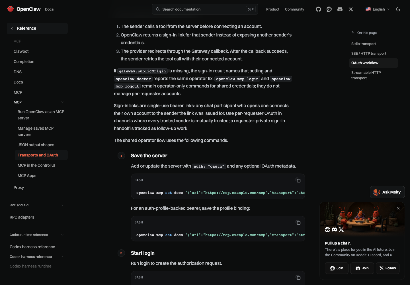 Client setup reference: official OpenClaw documentation or entry page. This is not a screenshot of a new authenticated setup in every client.